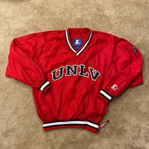 Vintage starter unlv pullover nylon jacket